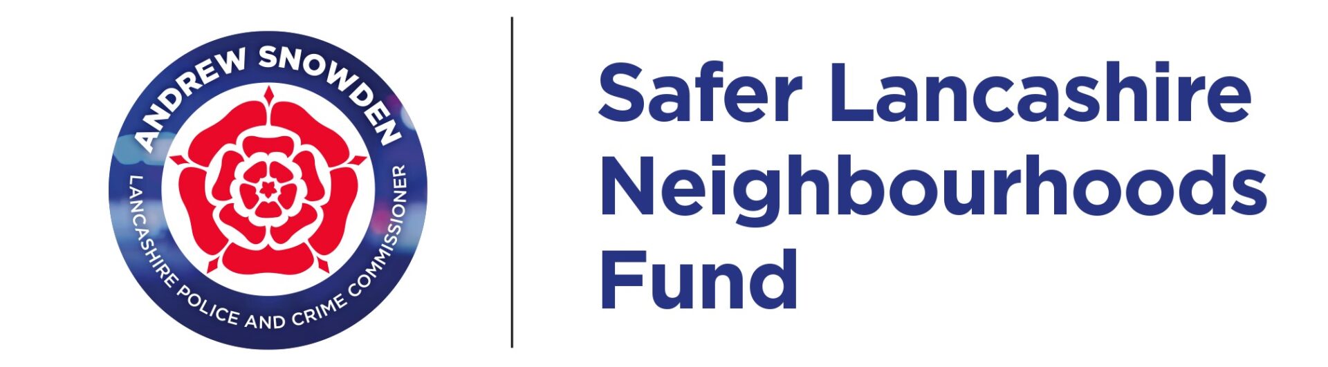 Safer Lancashire neighbourhoods fund logo
