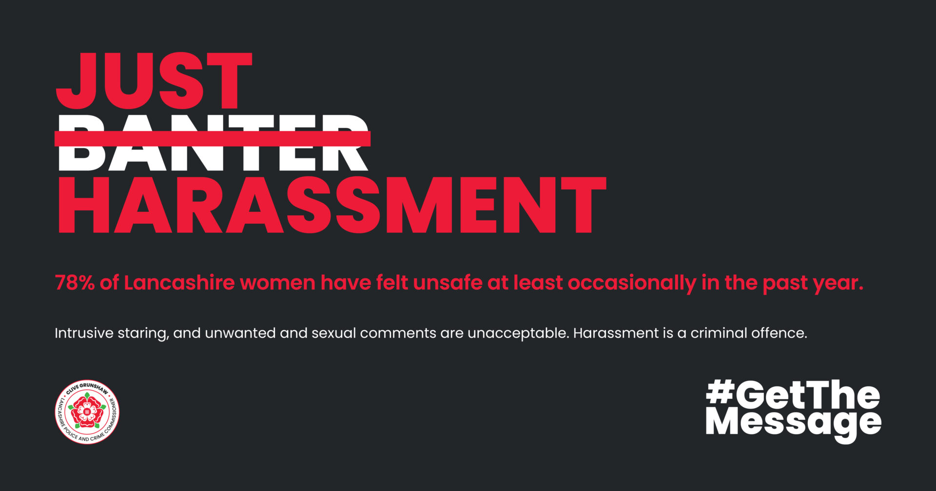 #GetTheMessage campaign image