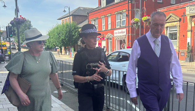 Commissioner Grunshaw and Ashley Dalton MP